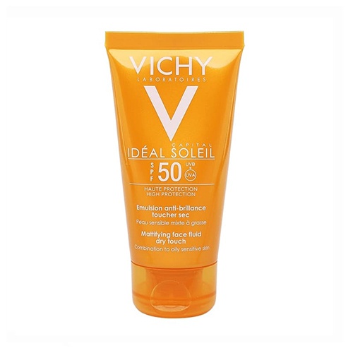 Kem Chong Nang Vichy Ideal Soleil Mattifying Face Fluid Dry Touch Spf50 50ml